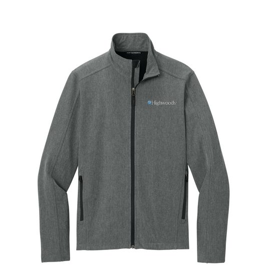 Port Authority Core Soft Shell Jacket — Pearl Grey Heather