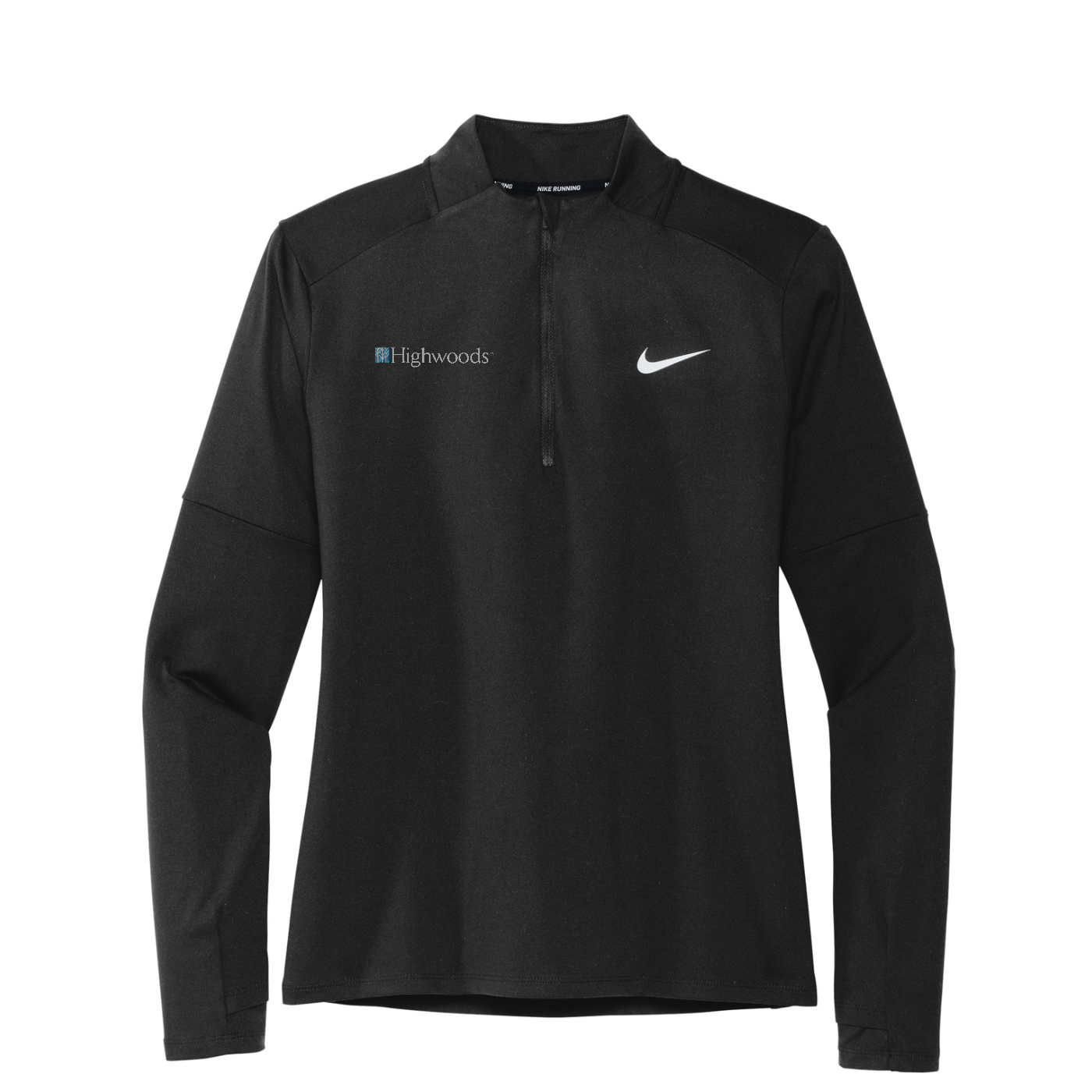 Nike Women's Dri-FIT Element 1/2-Zip Top — Black
