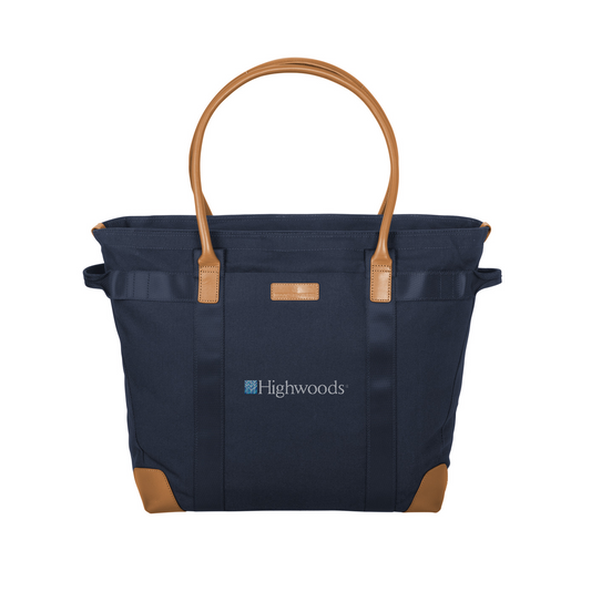 Brooks Brothers Wells Laptop Tote — Navy Blazer
