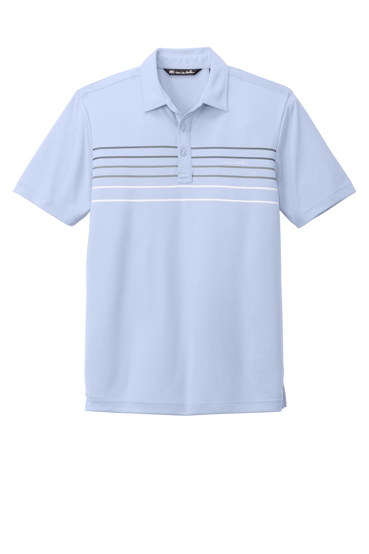 TravisMathew Coto Performance Chest Stripe Polo - Sleeve Logo