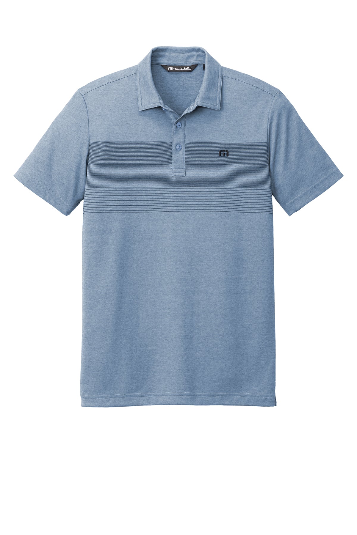 TravisMathew Coastal Chest Stripe Polo - Sleeve Logo