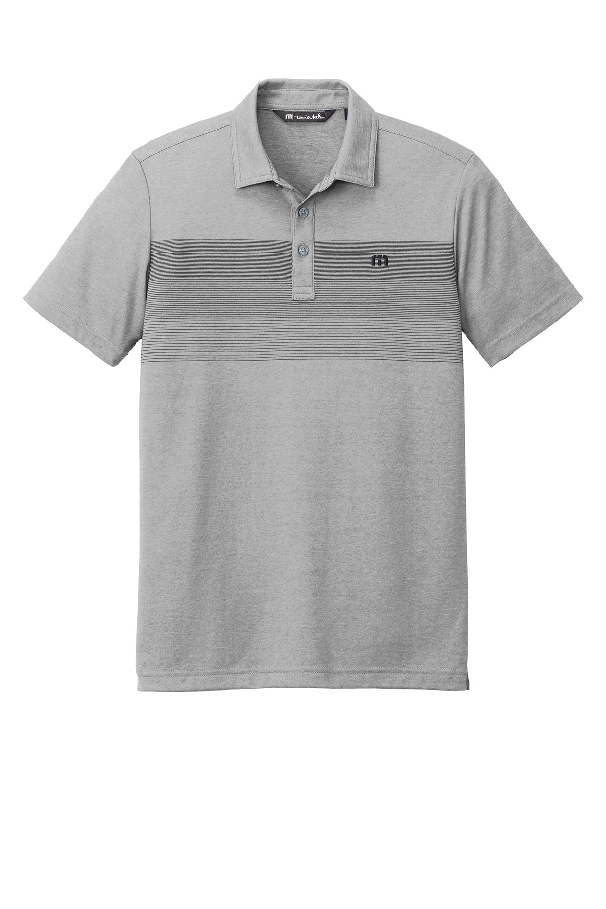 TravisMathew Coastal Chest Stripe Polo - Sleeve Logo