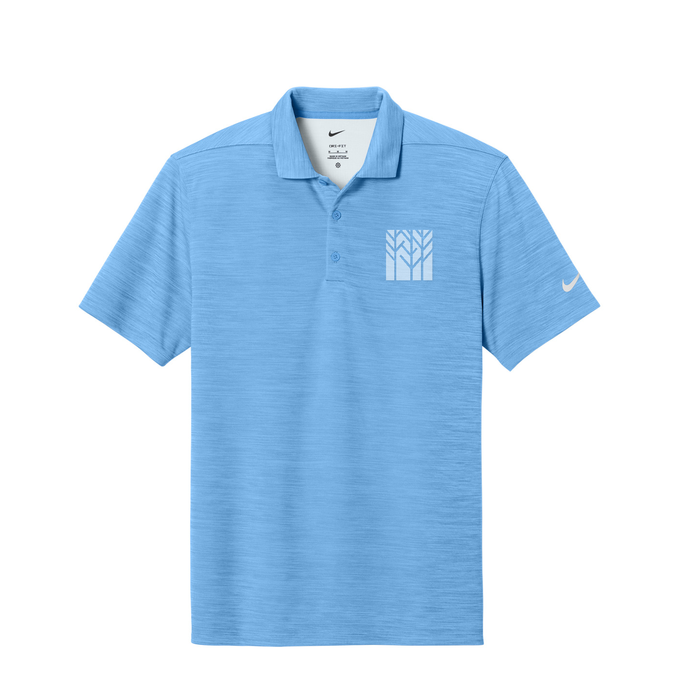 Nike Dri-FIT Striated Polo — University Blue