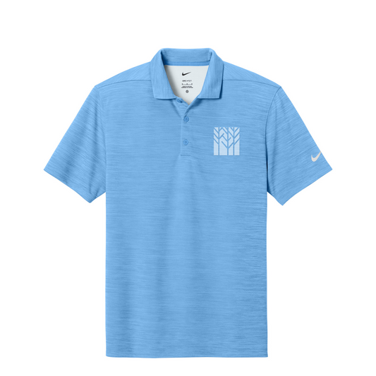 Nike Dri-FIT Striated Polo — University Blue