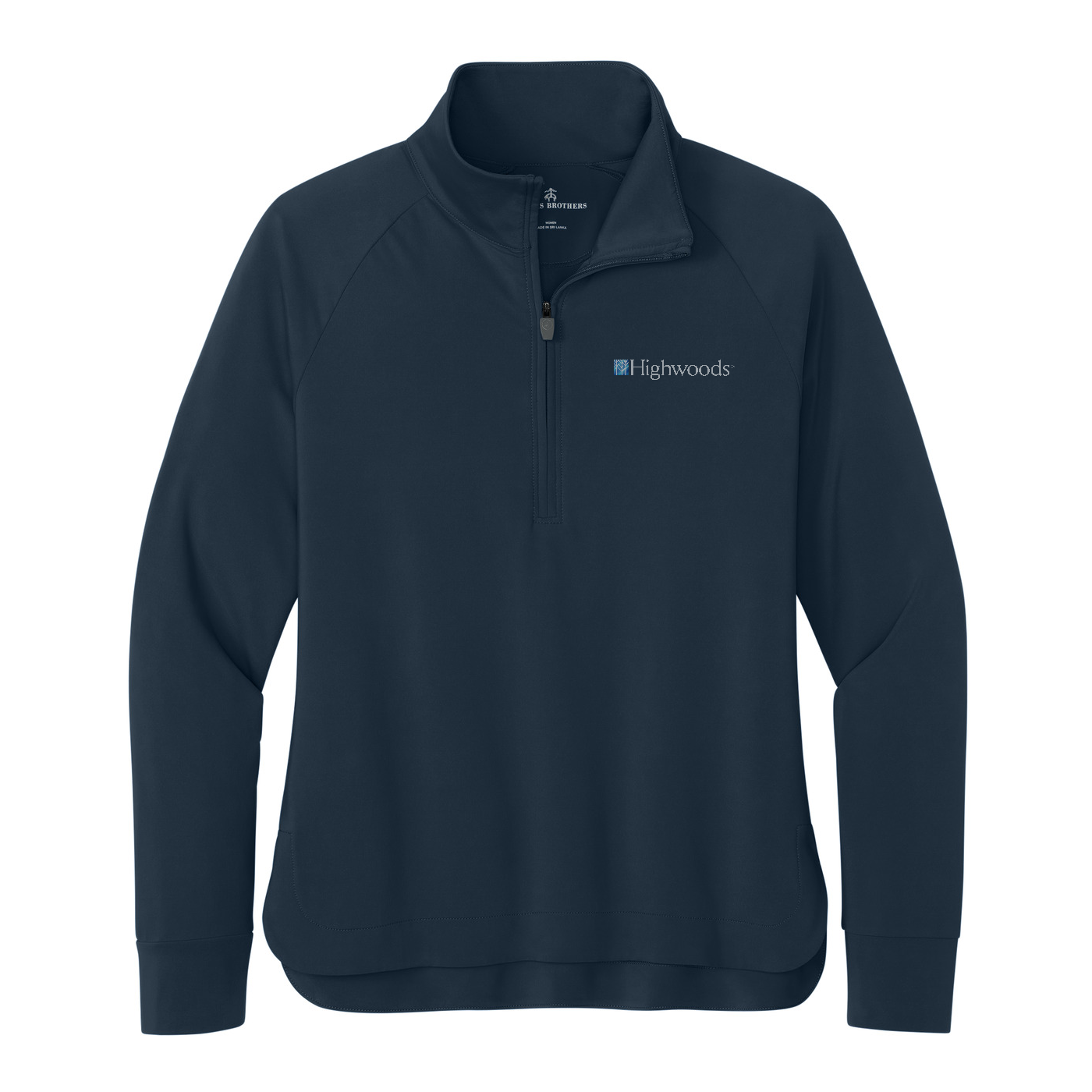Brooks Brothers Women's Luxe Performance 1/4-Zip — Navy Blazer