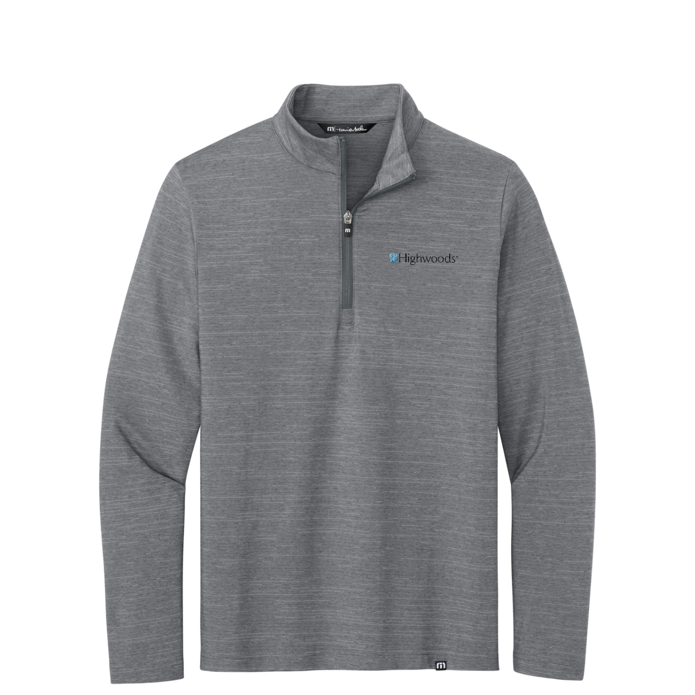 TravisMathew Crestview 1/4-Zip — Grey Heather