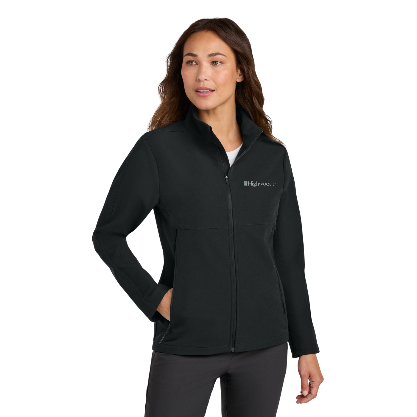 Nike Women's Full-Zip Soft Shell Jacket — model