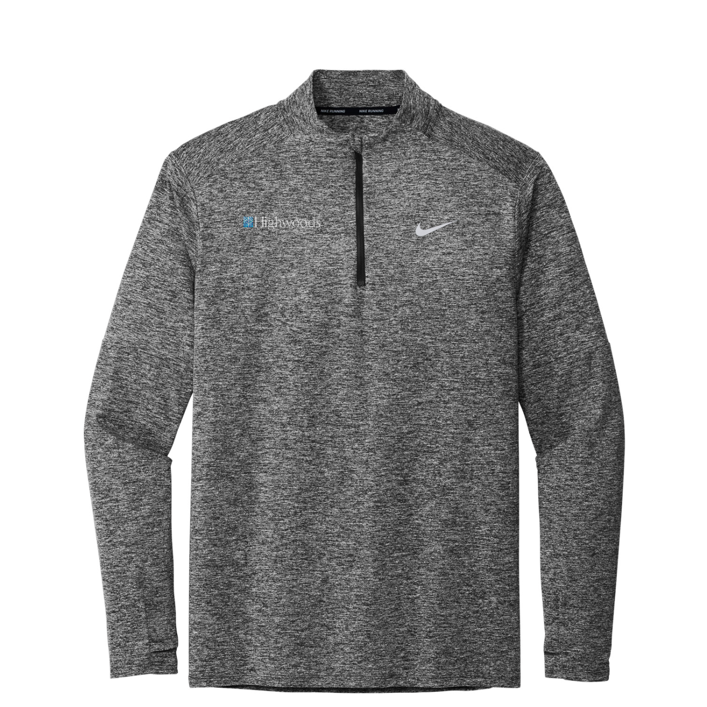 Nike Dri-FIT Element 1/2-Zip Top — Black Heather