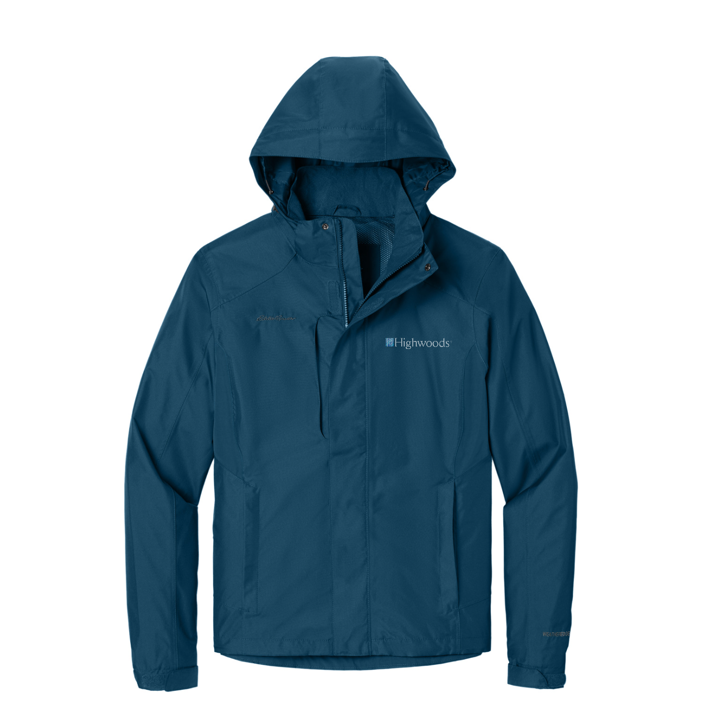 Eddie Bauer Rain Jacket — Deep Sea Blue/ Dark Adriatic