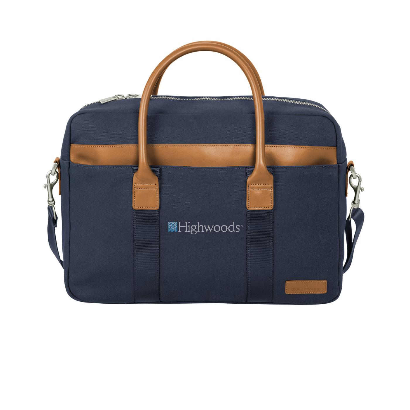 Brooks Brothers Wells Briefcase — Navy Blazer