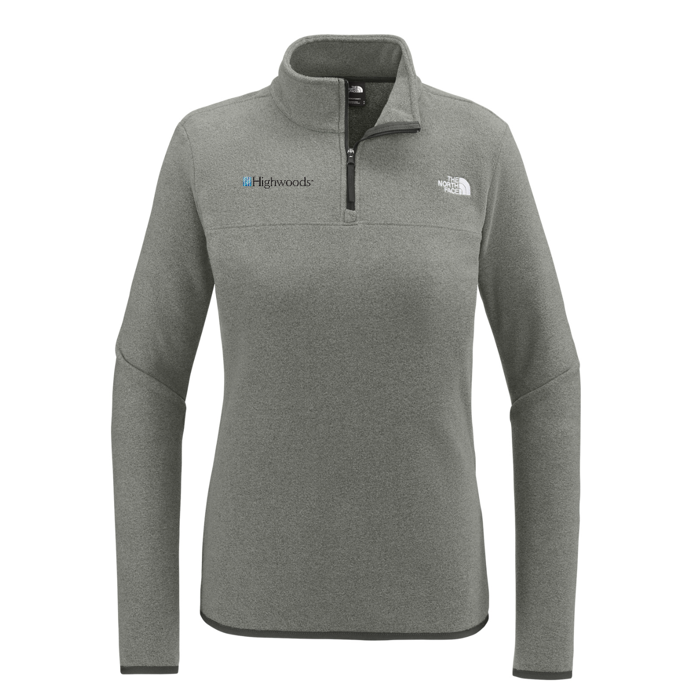 The North Face Women's Glacier 1/4-Zip Fleece — TNF Medium Grey Heather