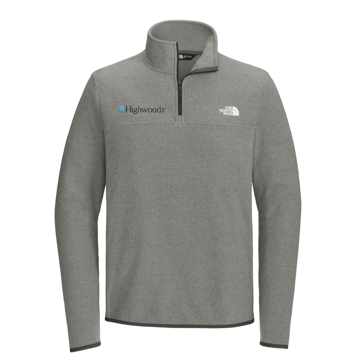 The North Face Glacier 1/4-Zip Fleece — TNF Medium Grey Heather