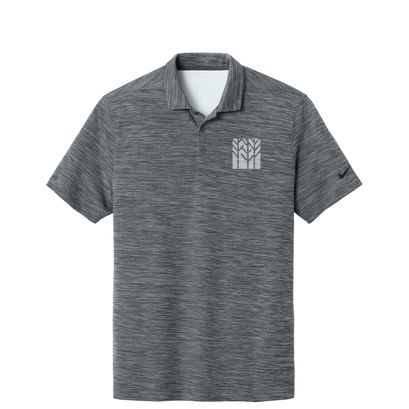 Nike Dri-FIT Striated Polo — Dark Grey