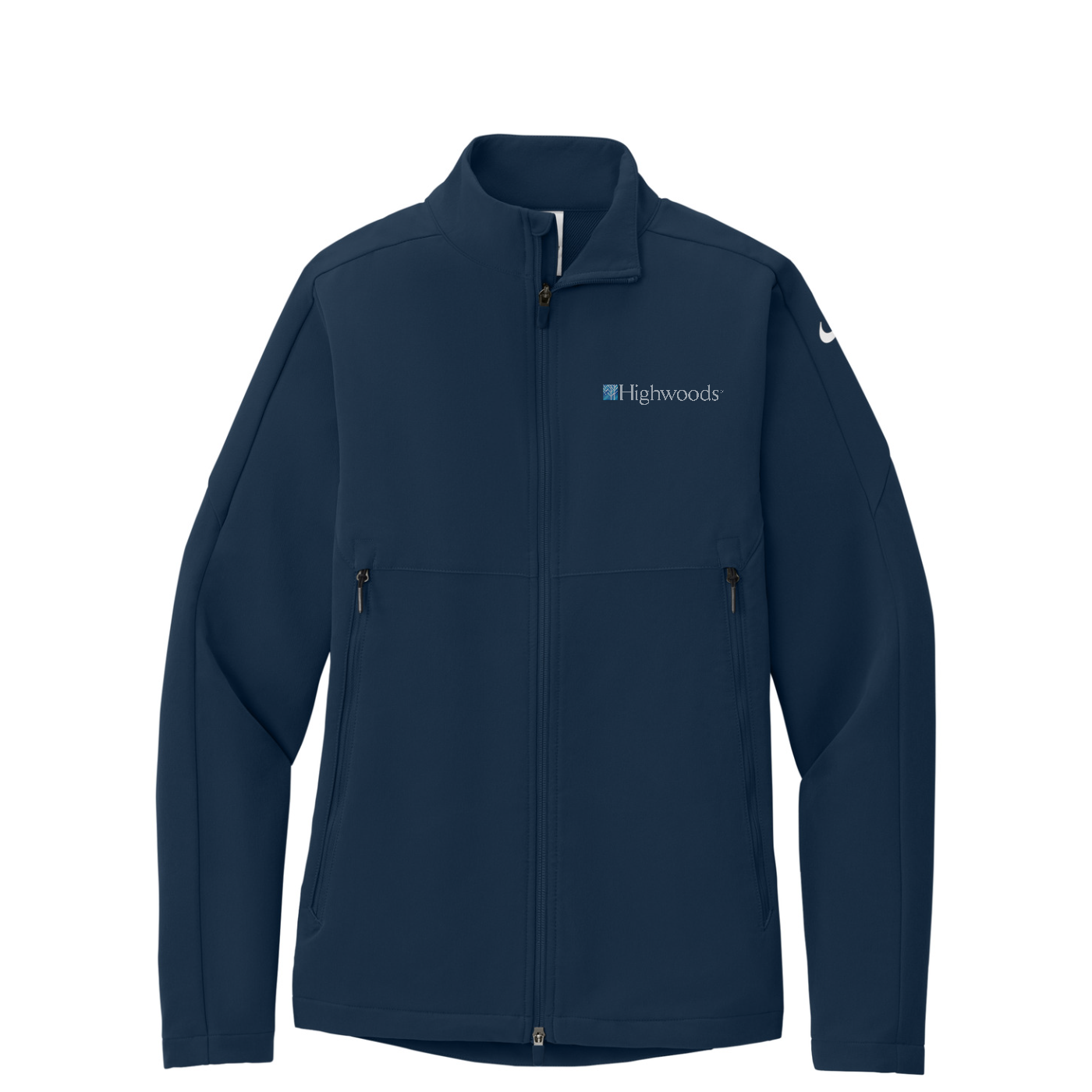 Nike Full-Zip Soft Shell Jacket — Navy