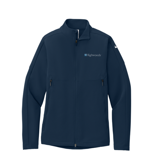 Nike Full-Zip Soft Shell Jacket — Navy
