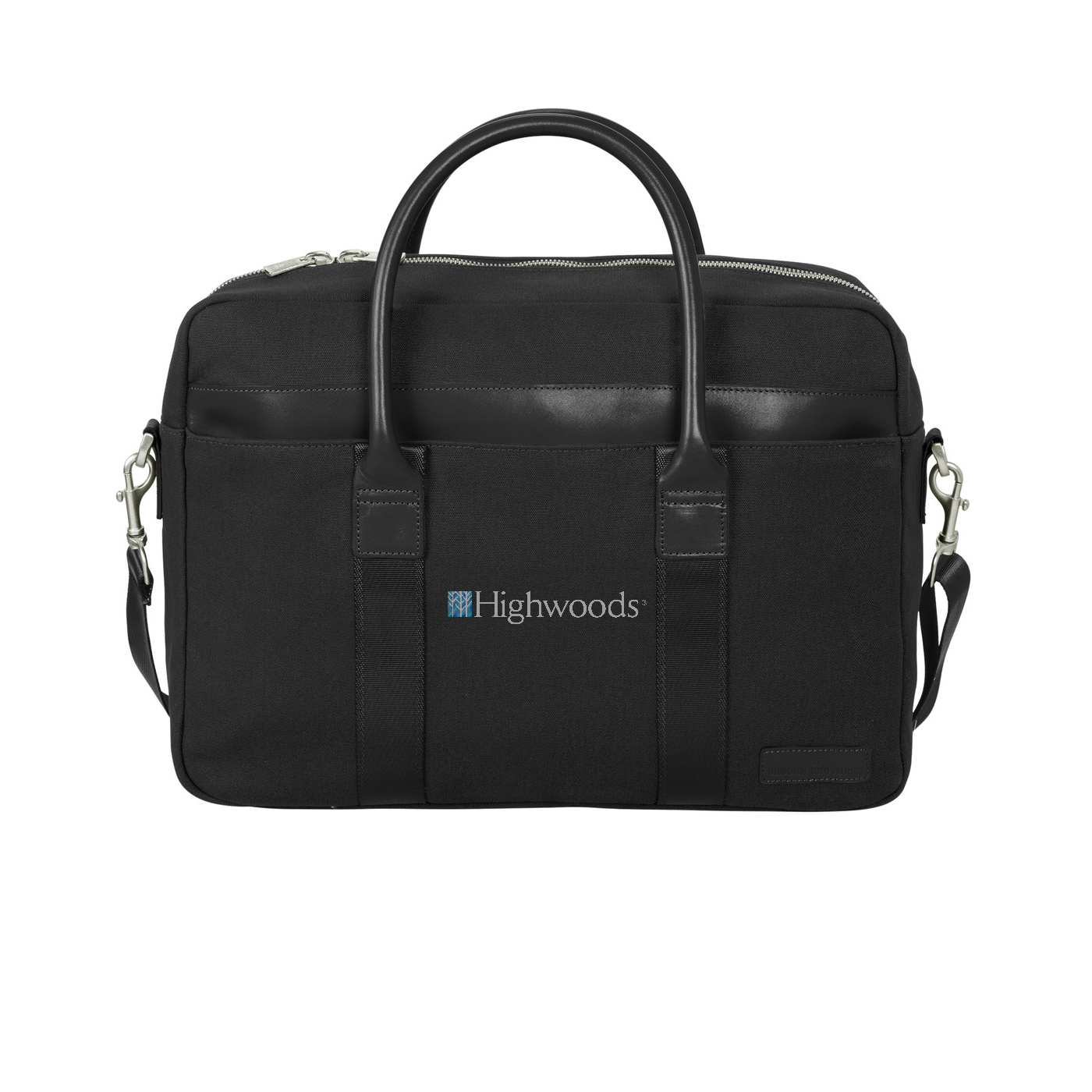 Brooks Brothers Wells Briefcase — Black