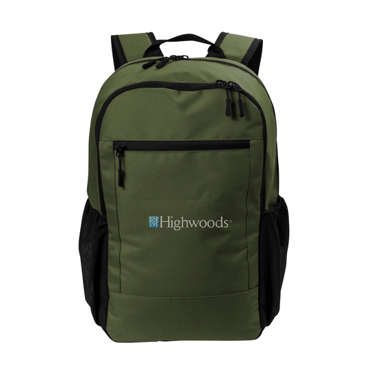 Port Authority Daily Commute Backpack — Olive Green