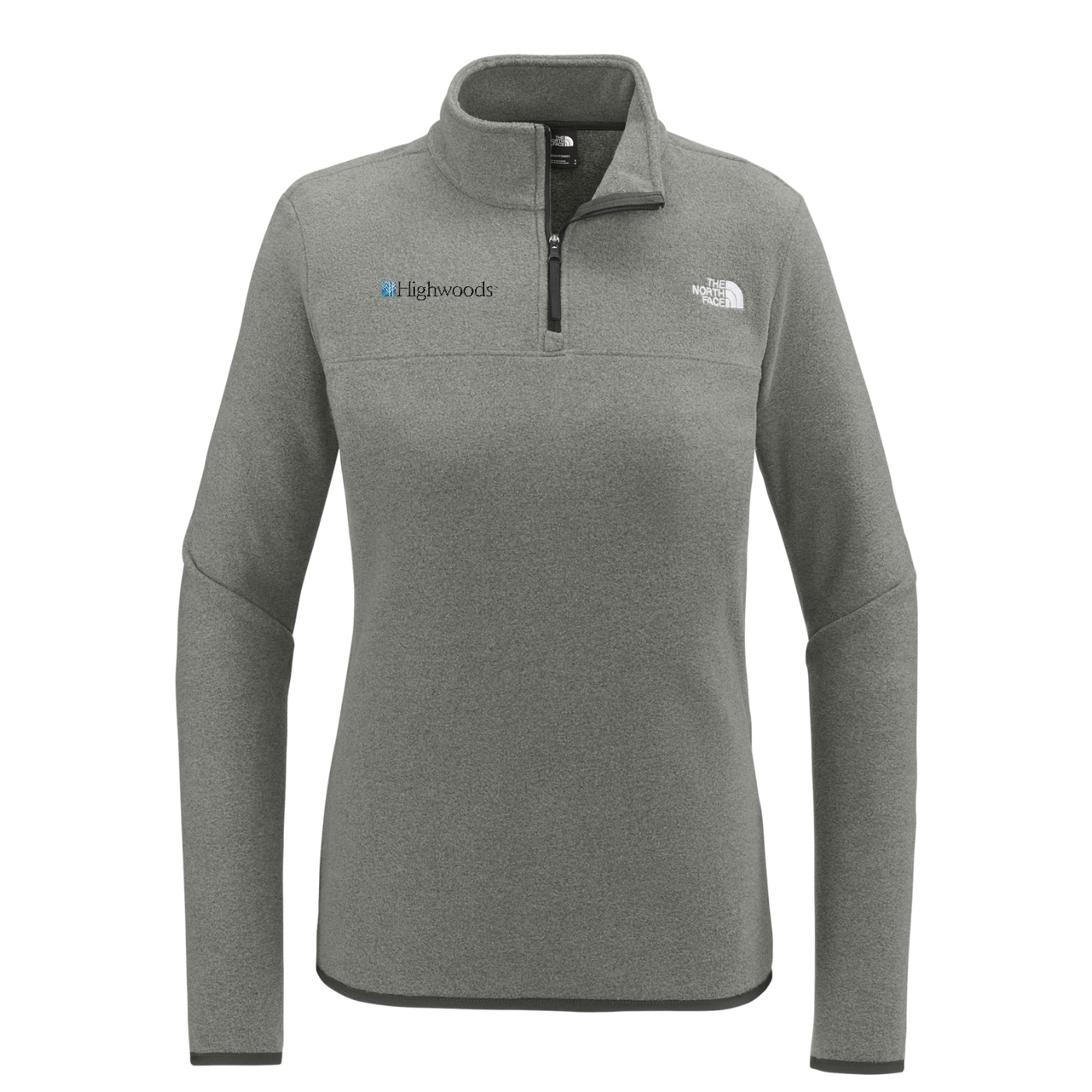 The North Face Women's Glacier 1/4-Zip Fleece — TNF Medium Grey Heather
