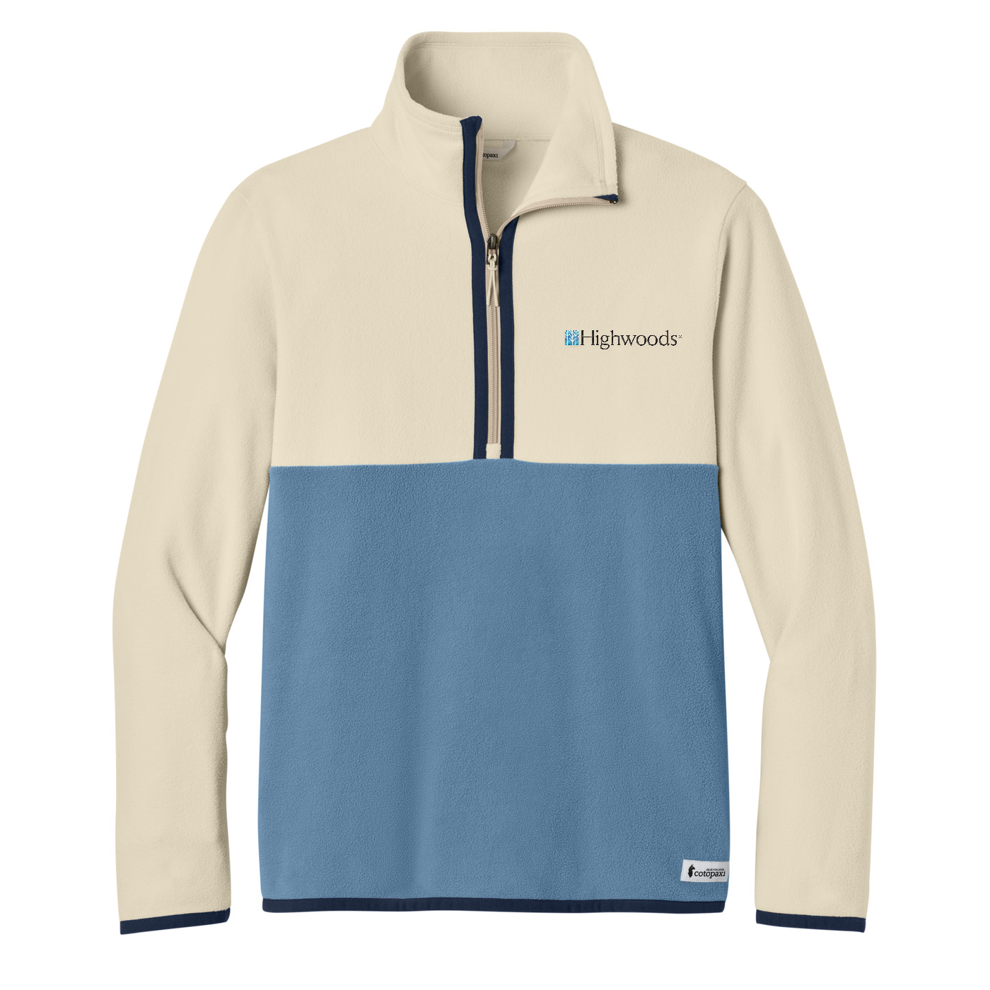 Cotopaxi Amado 1/2-Zip Fleece — Cream/ Fjord