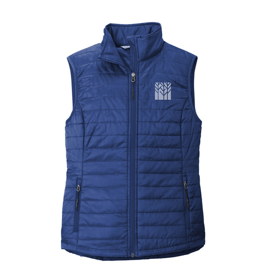 Port Authority  Women's Packable Puffy Vest — Cobalt Blue