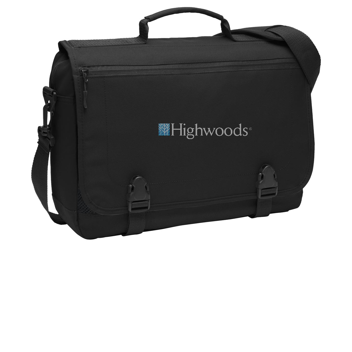 Port Authority Messenger Briefcase — Black