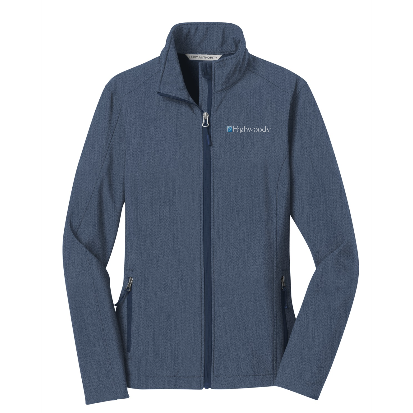 Port Authority Women's Core Soft Shell Jacket — Navy Heather