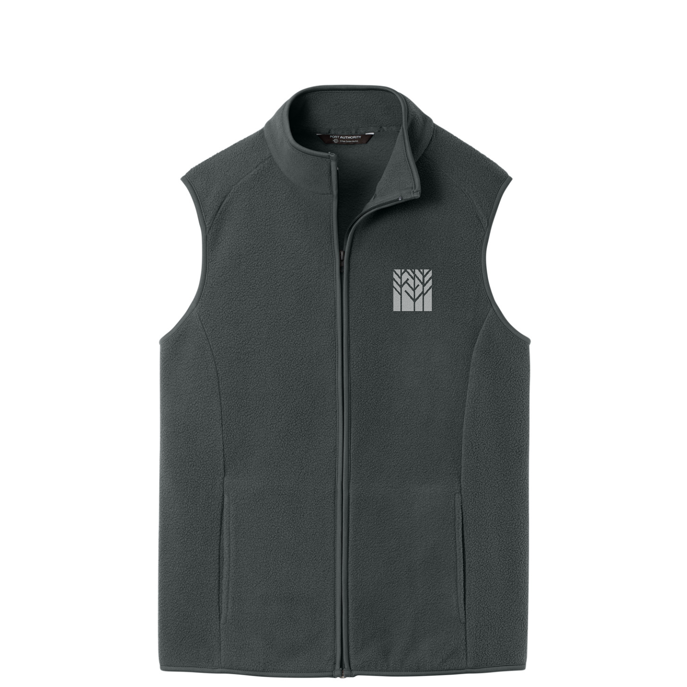 Port Authority C-FREE Fleece Vest — Grey Steel