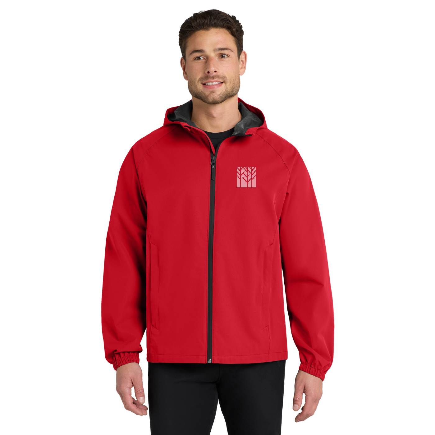 Port Authority  Essential Rain Jacket — model