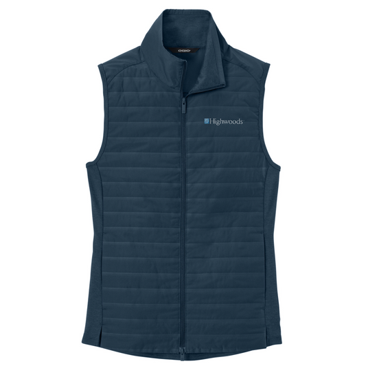 OGIO Women's Driveline Hybrid Vest — River Blue Navy