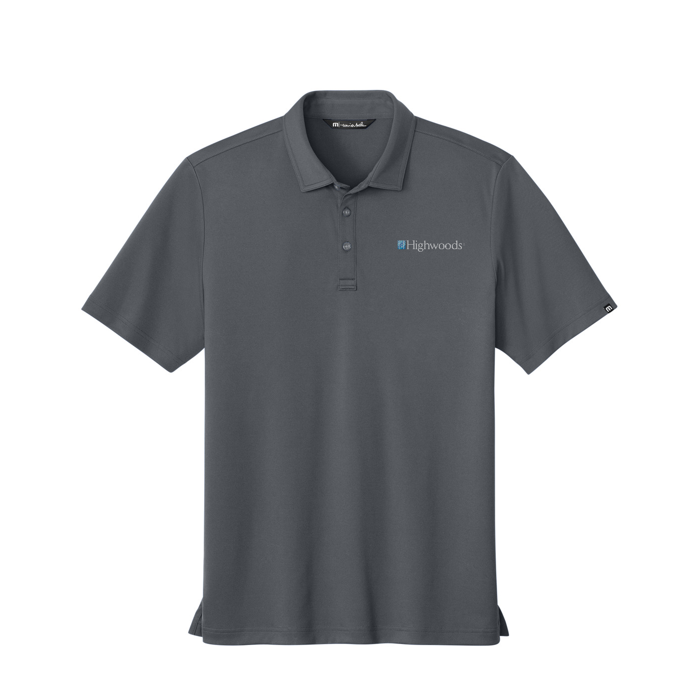 TravisMathew Coto Performance Polo — Quiet Shade Grey Heather