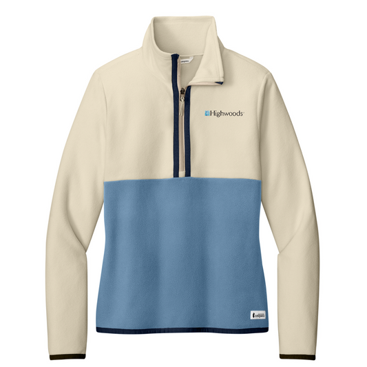 Cotopaxi Women's Amado 1/2-Zip Fleece — Cream/ Fjord