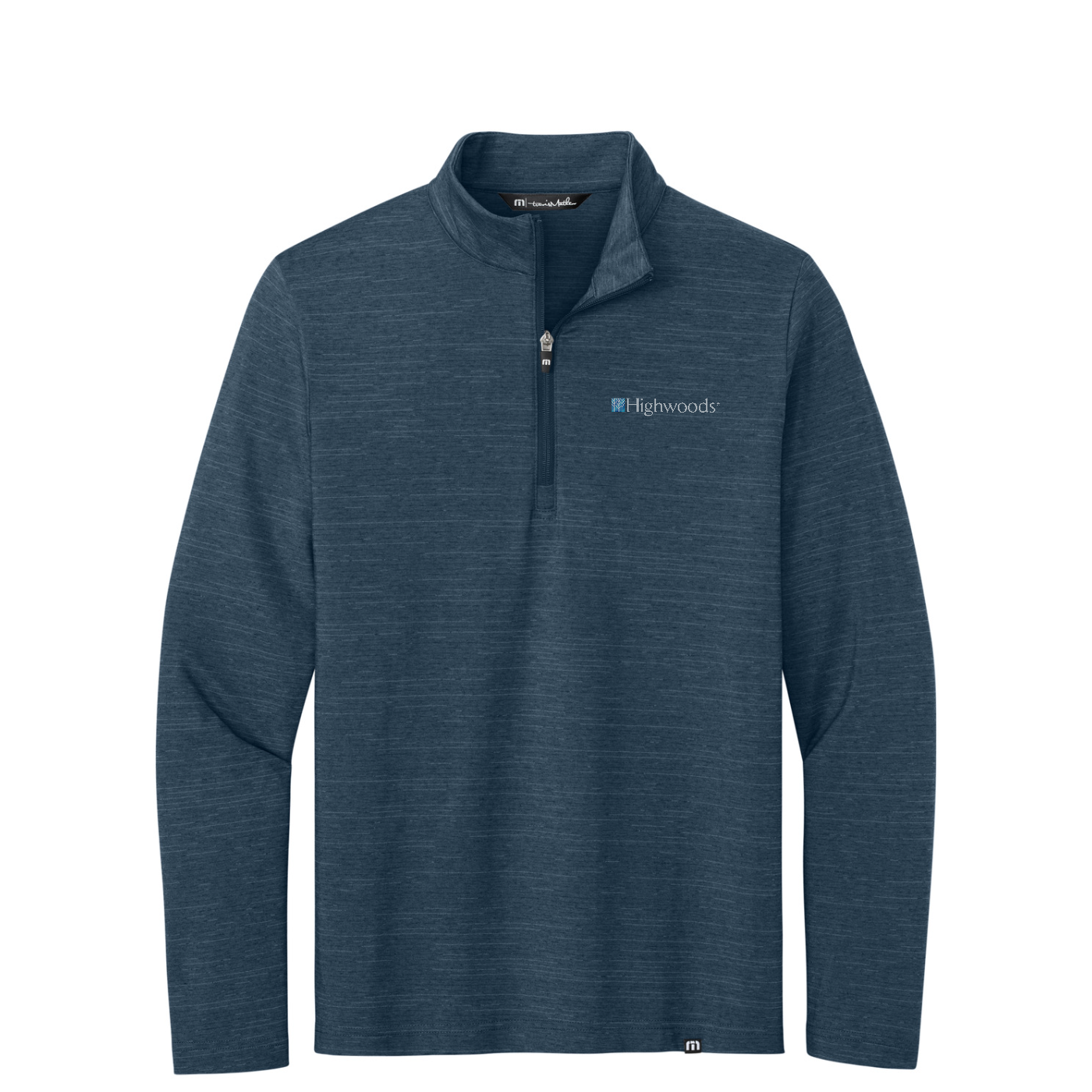TravisMathew Crestview 1/4-Zip — Vintage Indigo Heather