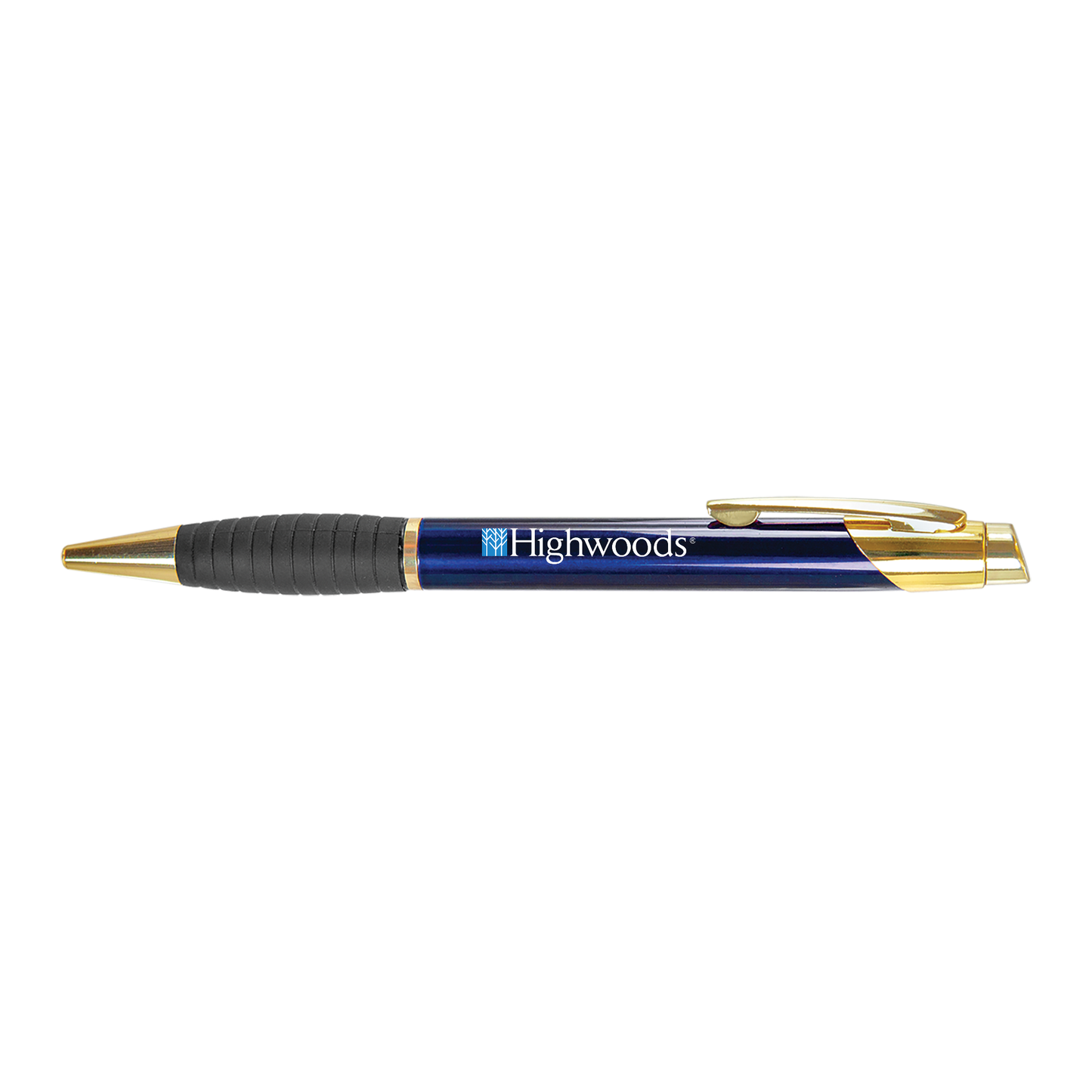 Brass Ballpoint Pen with Gripper (Engraving)