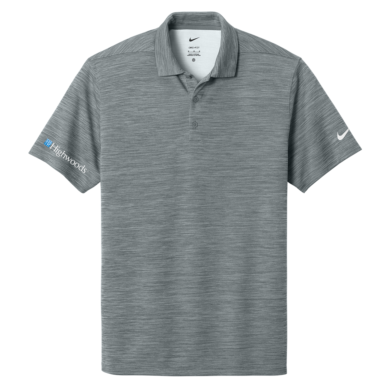 Nike Dri-FIT Striated Polo - Sleeve Logo
