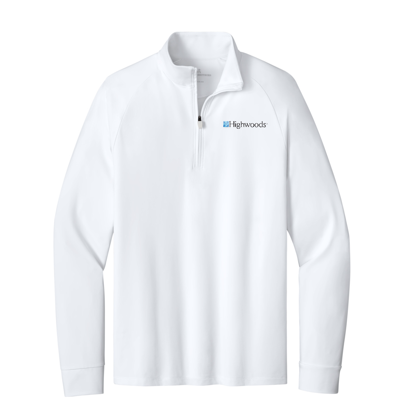 Brooks Brothers Luxe Performance 1/4-Zip — White